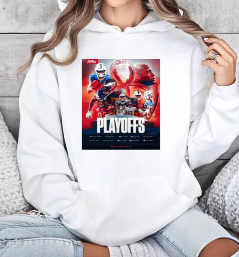 Ole Miss Rebels NFL Playoffs Tavius Robinson Dawson Knox Malik Heath D.J. Jones Nick Broeker T- Unisex Hoodie