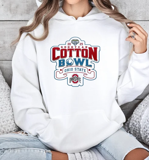 Playoff 2025 Cotton Bowl Champions Ohio State Buckeyes Art T- Unisex Hoodie