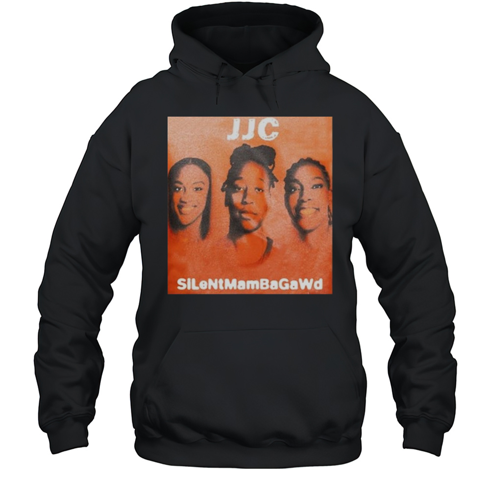 Aja Wilson Wearing Jackie Young Jewell Loyd And Chelsea Gray Jjc Silentmambagawd Poster T-shirt Unisex Hoodie