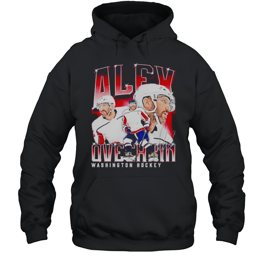 Alex Ovechkin Washington Capitals Player Collage Vintage Signature Shirt Unisex Hoodie