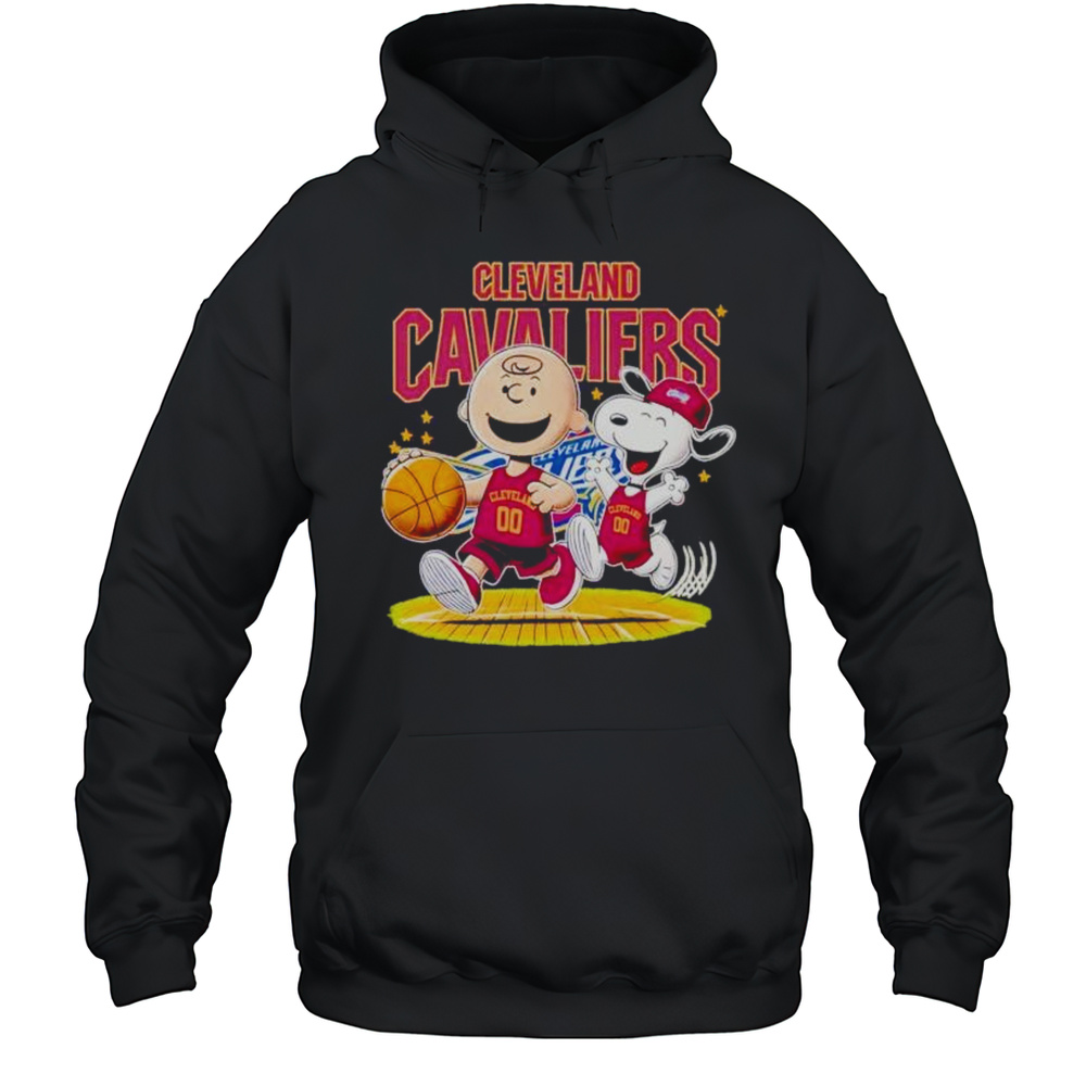 Cleveland Cavaliers Charlie Brown Snoopy Happy Shirt Unisex Hoodie