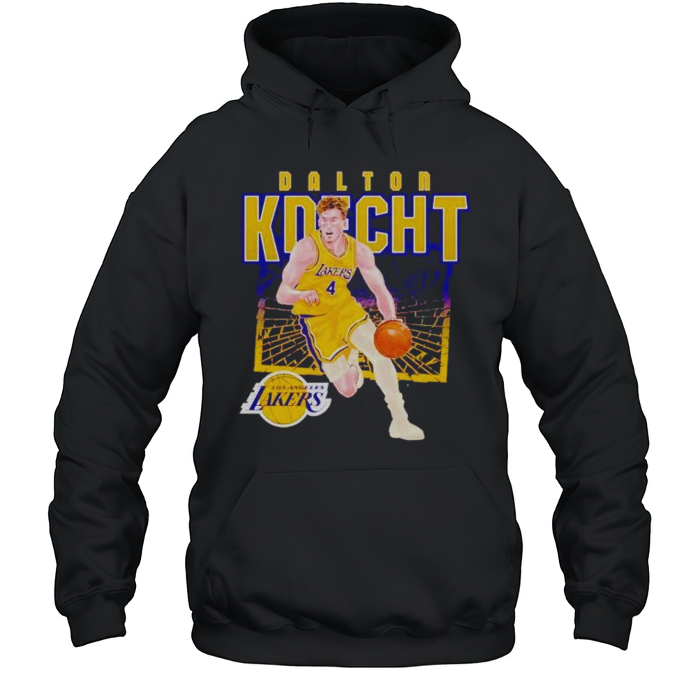 Dalton Knecht Los Angeles Lakers Shattered Shirt Unisex Hoodie