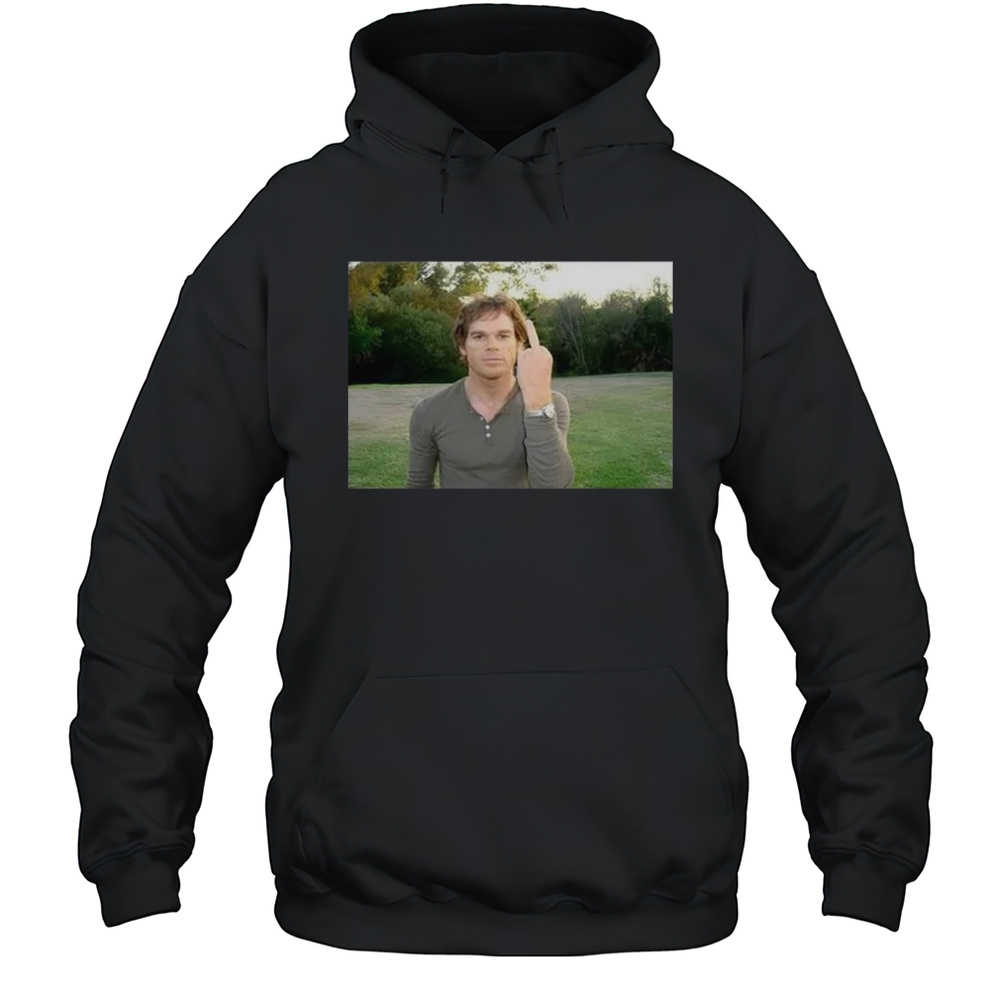 Dexter Morgan Middle Finger T-shirt Unisex Hoodie