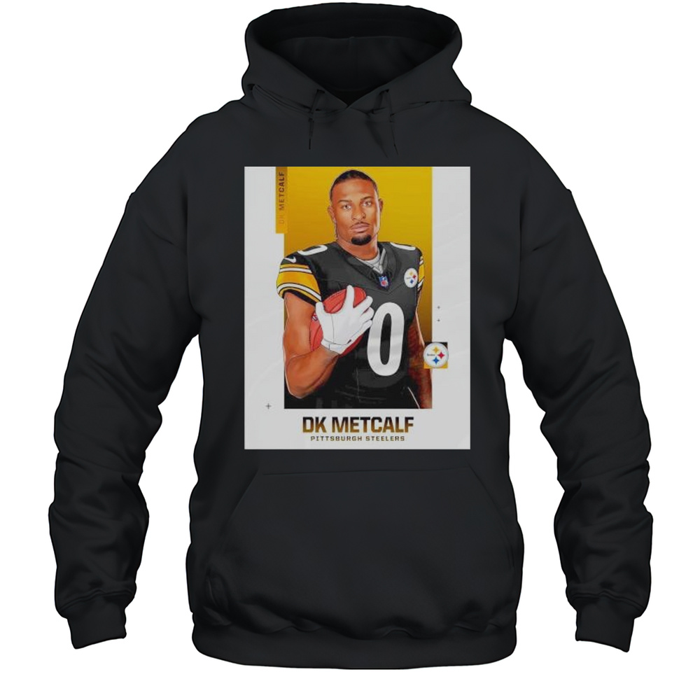 DK Metcalf Pittsburgh Black And Gold Carton Shirt Unisex Hoodie