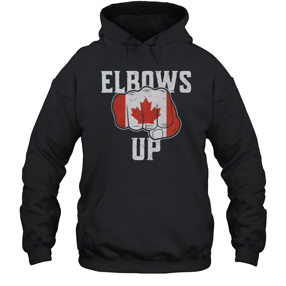 Elbows Up Canada Hand Shirt Unisex Hoodie