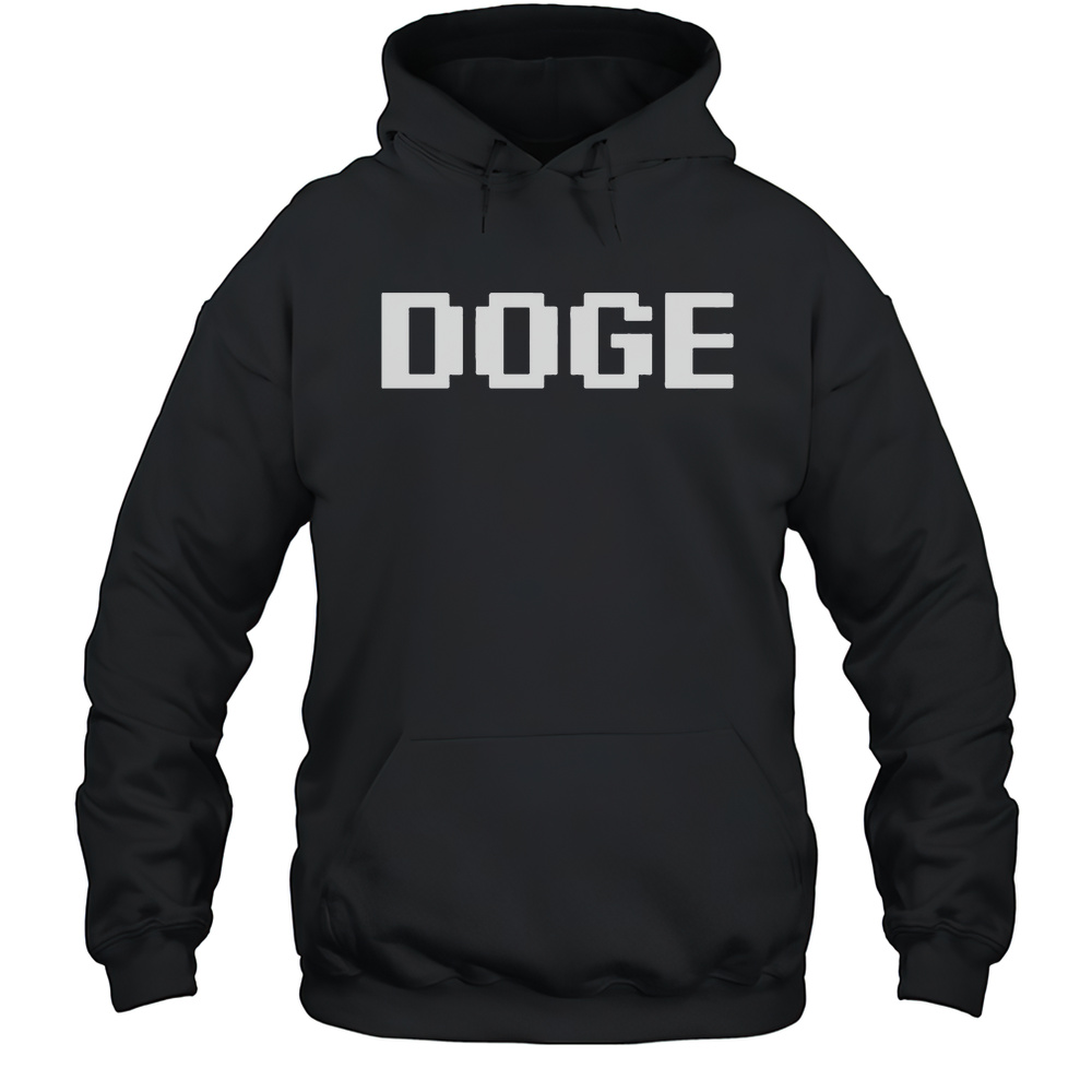 Elon Musk Doge Logo T-shirt Unisex Hoodie