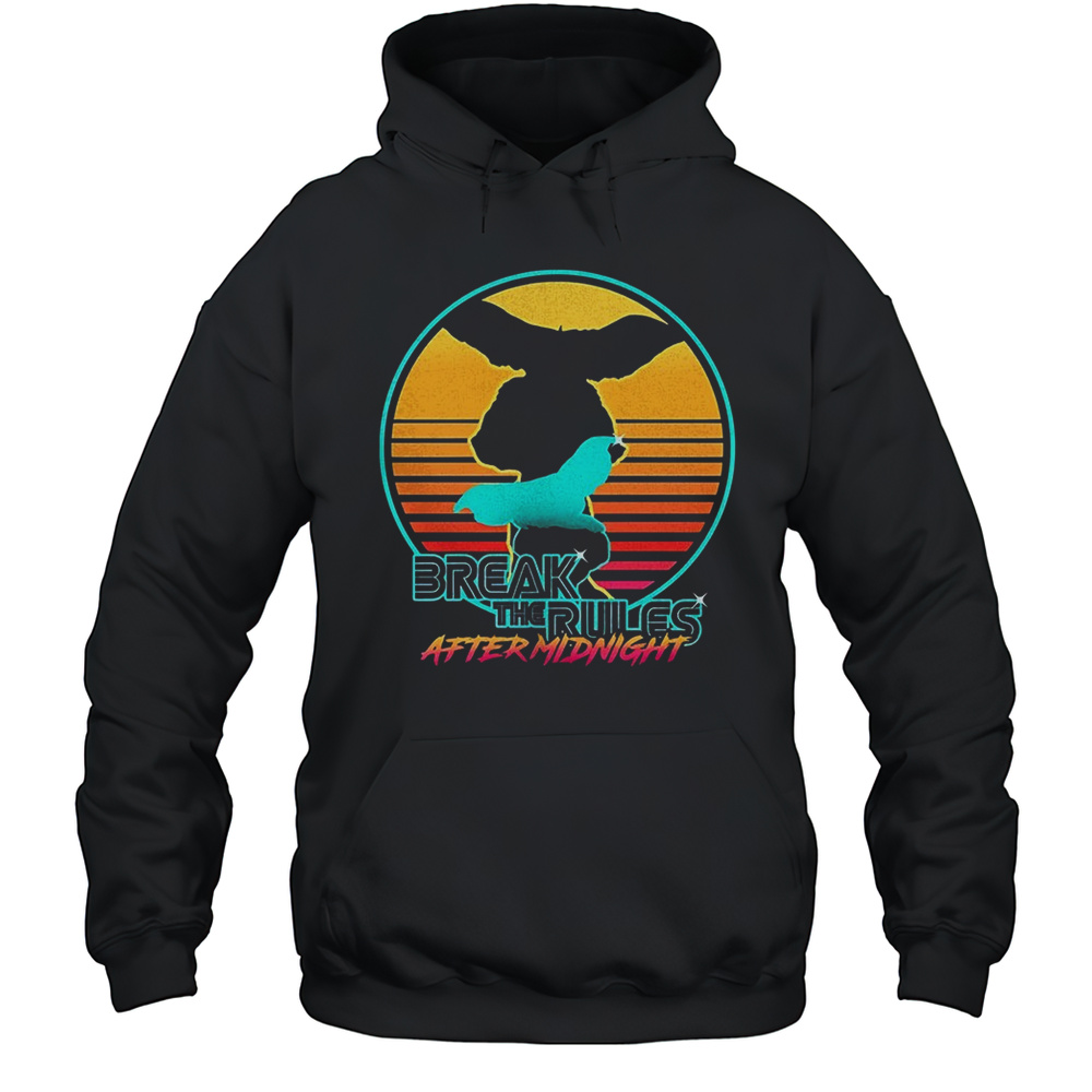 Gremlins Break The Rules After Midnight Vintage Shirt Unisex Hoodie