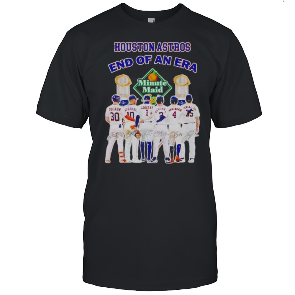 Houston Astros End Of An Era Minute Maid Signatures Shirt