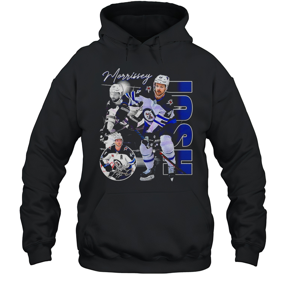 Josh Morrissey Winnipeg Jets NHL Players Lightning Effect Hockey Shirt Unisex Hoodie