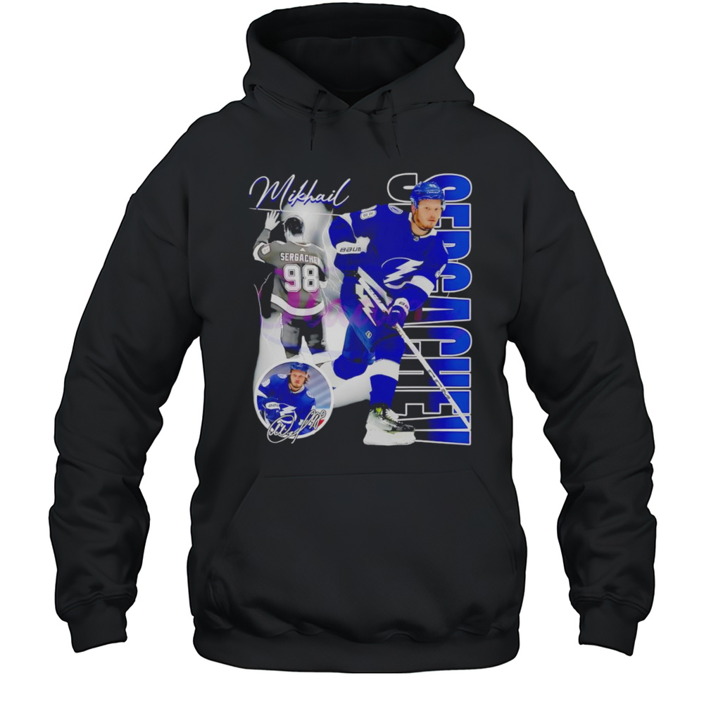 Mikhail Sergachev Tampa Bay Lightning Nhl Players Graphic Shirt Unisex Hoodie