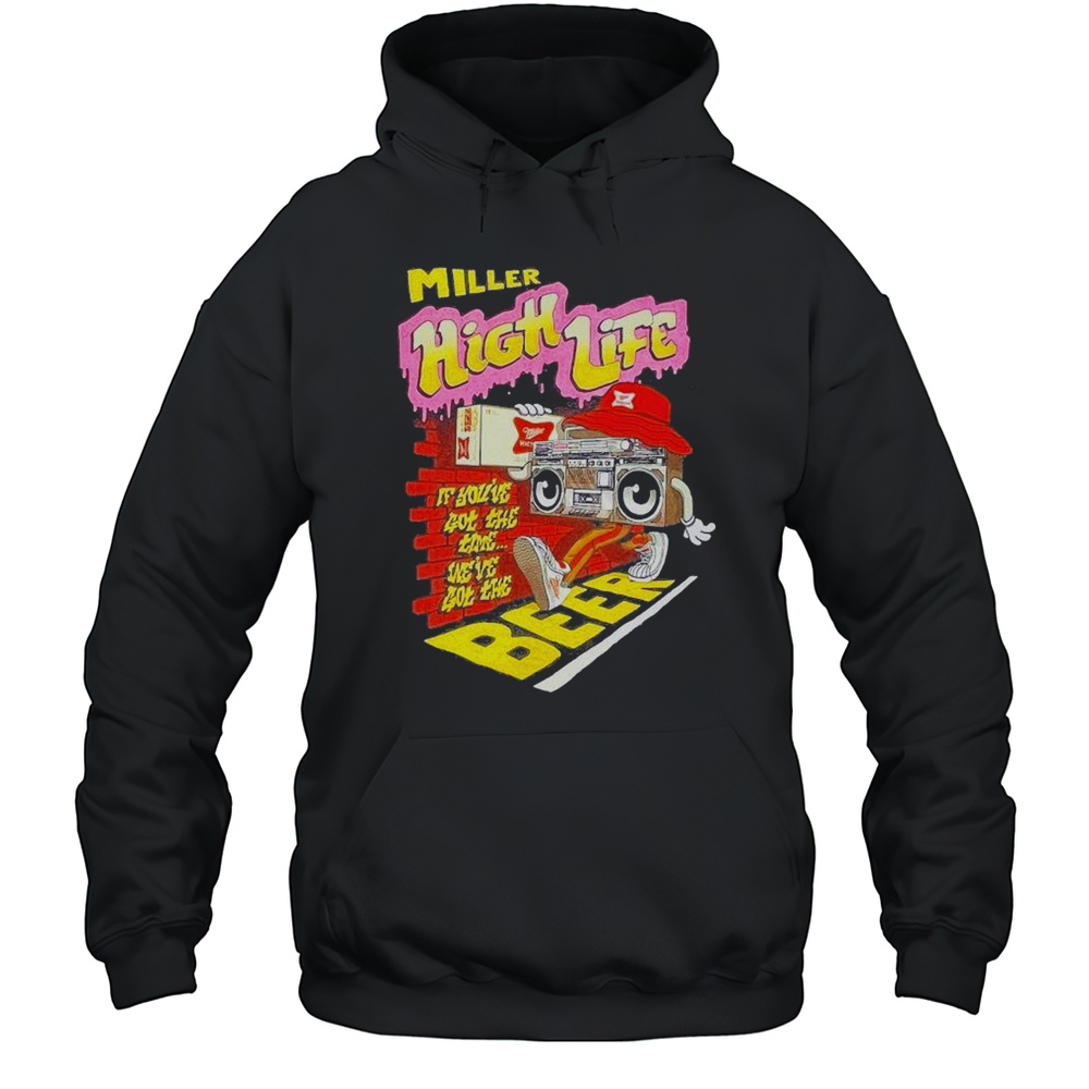 Miller High Life Boombox Shirts Unisex Hoodie