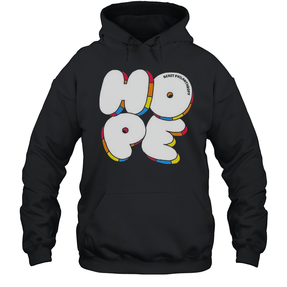 Mr Beast Philanthropy Hope T-shirt Unisex Hoodie