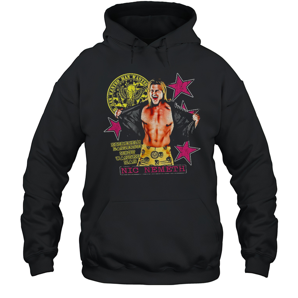 NIC Nemeth Extremely Dangerous Most Wanted Man Shirt Unisex Hoodie