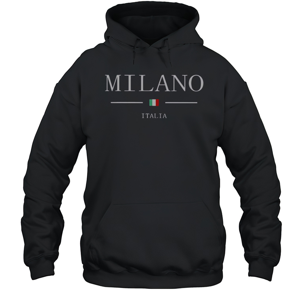 Official Milano Italia Flag T-Shirt Unisex Hoodie