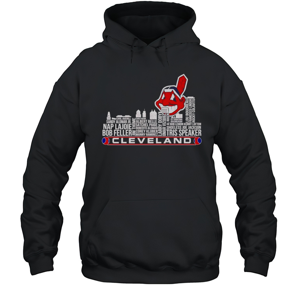 Skyline City Cleveland Guardians Player Names Shirt Unisex Hoodie