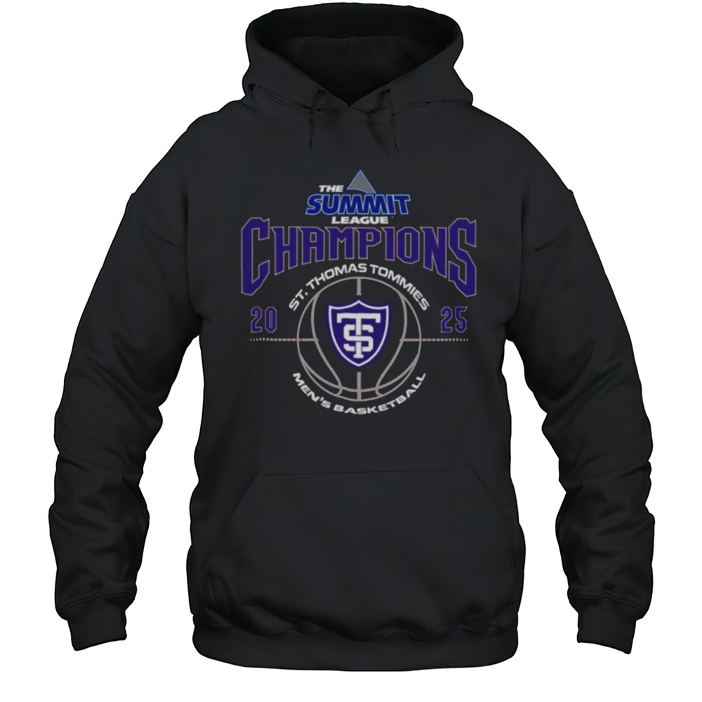 St. Thomas Tommies 2025 Summit League Mens Basketball Tournament Champions T-Shirt Unisex Hoodie