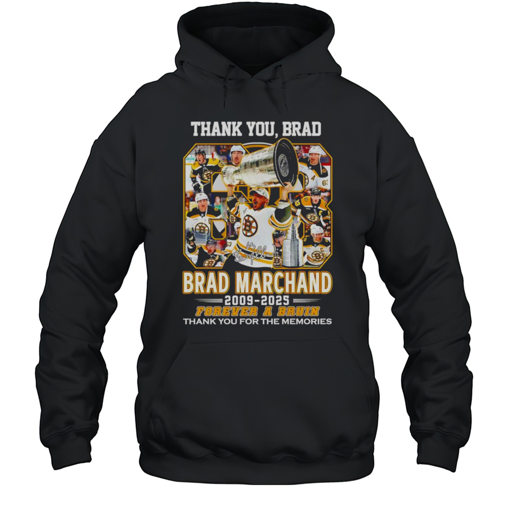 Thank You Brad Marchand 2009 2025 Forever A Bruin Shirt Unisex Hoodie