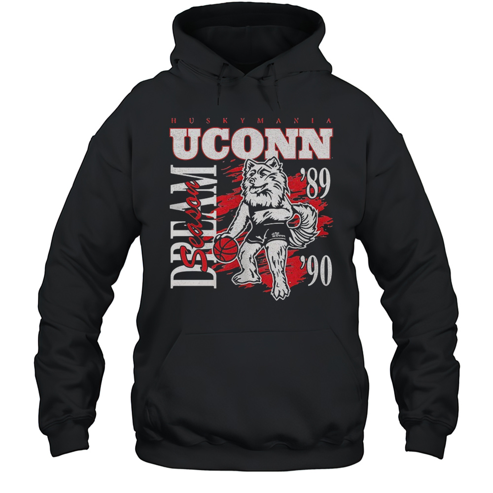 UConn Huskies NCAA Basketball Dream Season 89 90 Shirt Unisex Hoodie