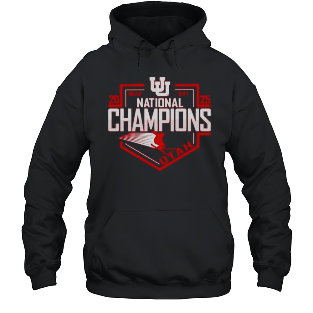 Utah Utes 2025 NCAA Skiing National Champions Shirt Unisex Hoodie