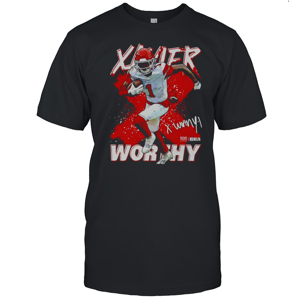 Xavier Worthy Kansas City Cross Shirt
