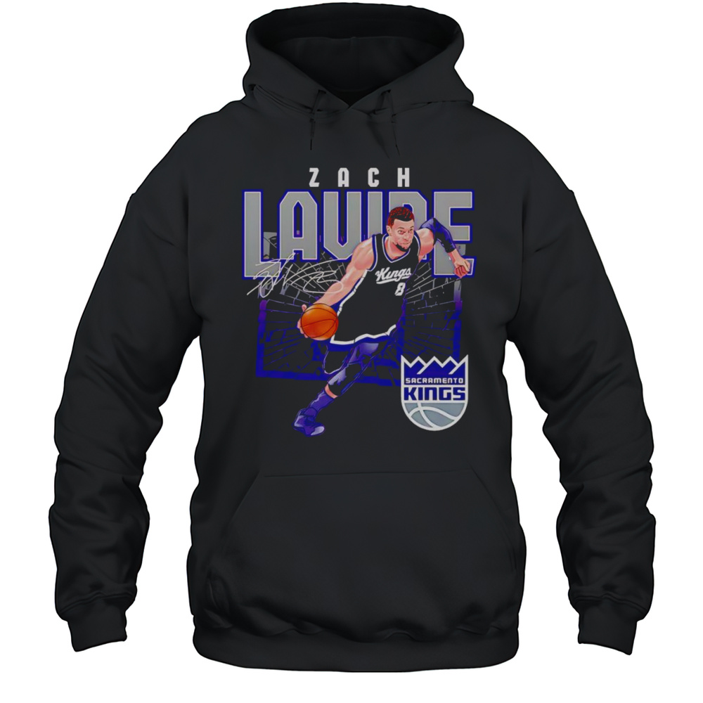 Zach Lavine Sacramento Kings Shattered Shirt Unisex Hoodie