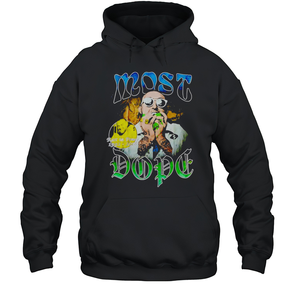 Most Dope Mac Miller Rest In Power 1992 2018 Shirt Unisex Hoodie