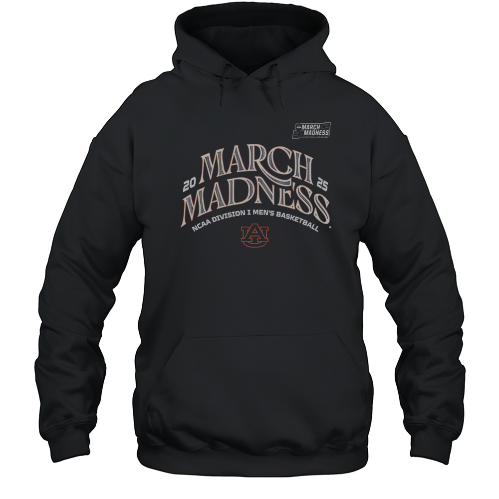 Official Auburn Mens Basketball 2025 March Madness Bound T-Shirt Unisex Hoodie