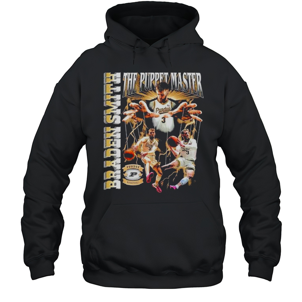 Purdue Boilermakers Braden Smith The Puppet Master Shirt Unisex Hoodie