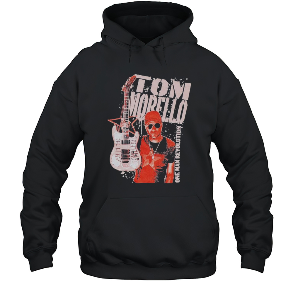 Tom Morello One Man Revolution Guitar T-shirt Unisex Hoodie