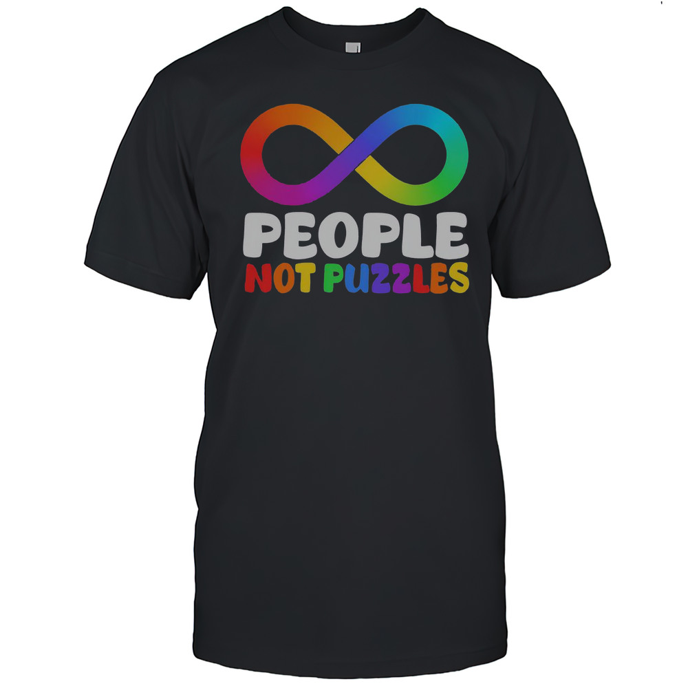 Top People Not Puzzles Autism Awareness T-Shirt