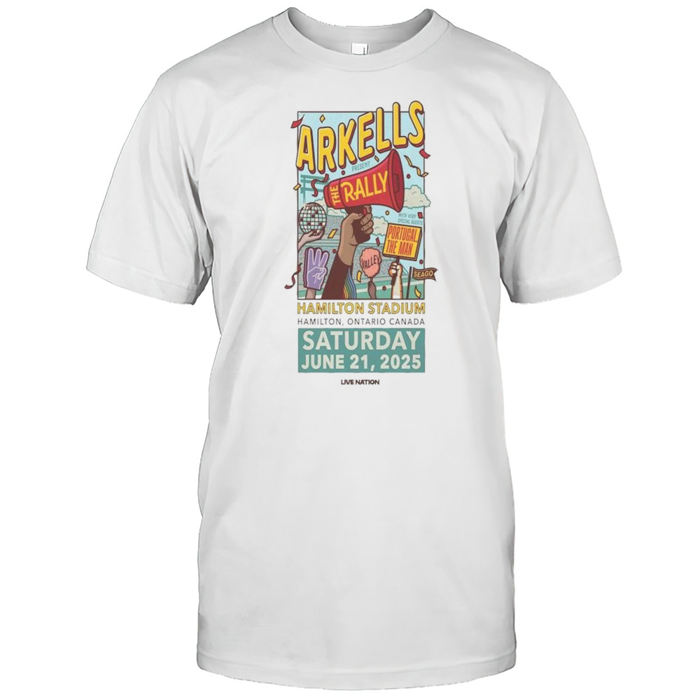 Arkells Music Hamilton Stadium Hamilton ON June 21 2025 Event T-shirt
