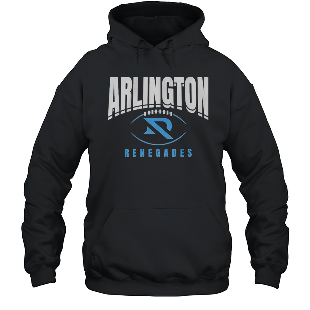 Arlington Renegades Football Outline Shirts Unisex Hoodie