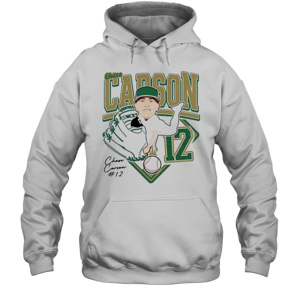 Chase Carson Charlotte 49ers Signature Caricature Player Shirt Unisex Hoodie