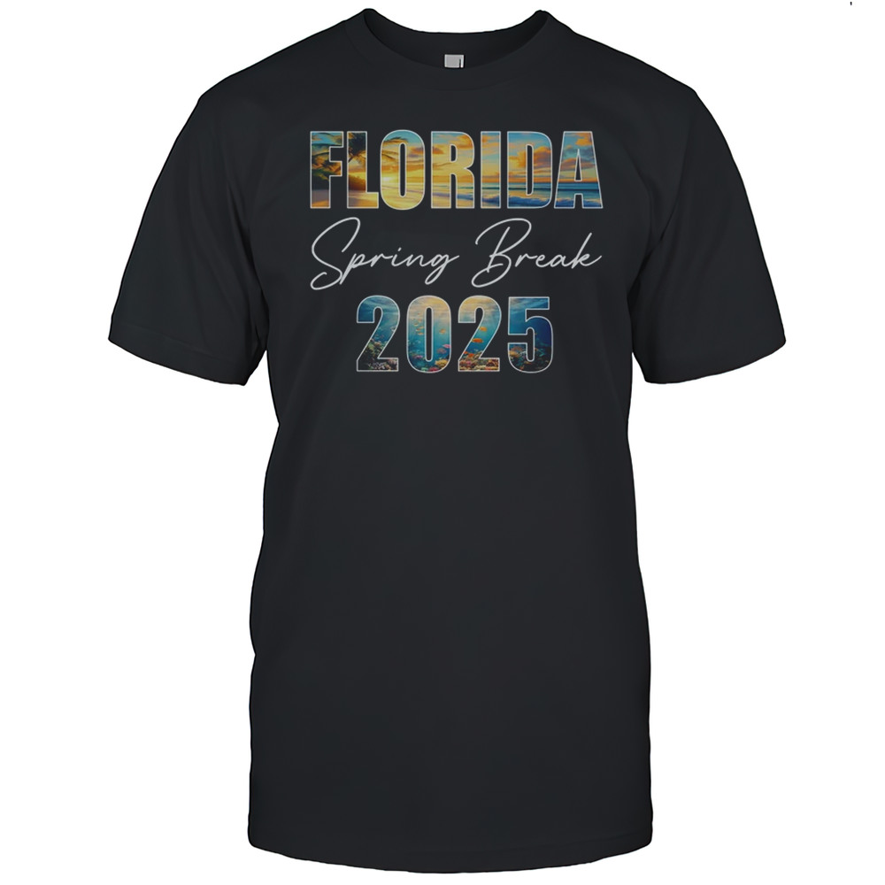 Florida Spring Break 2025 Summer Vacation Beach Shirt