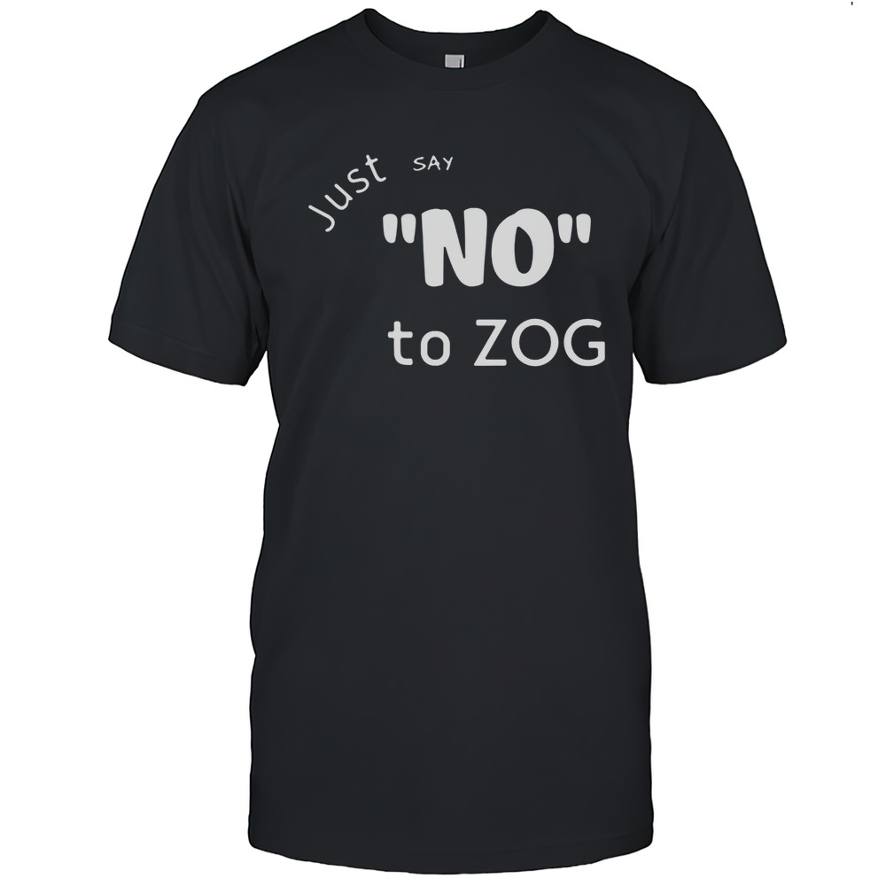 Lilly Wearing Just Say No To Zog Shirt