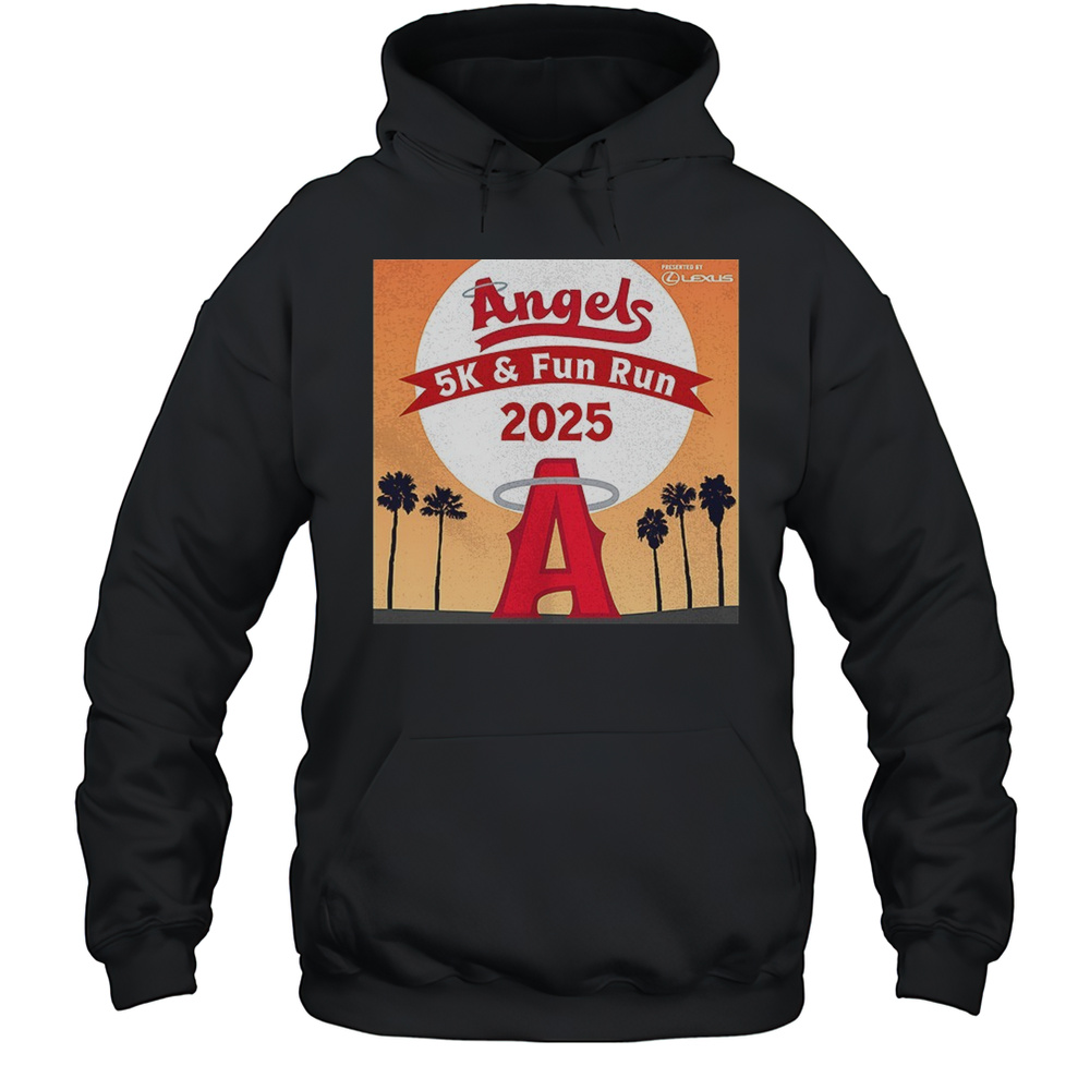 Los Angeles Angels 5k And Fun Run 2025 Shirt Unisex Hoodie