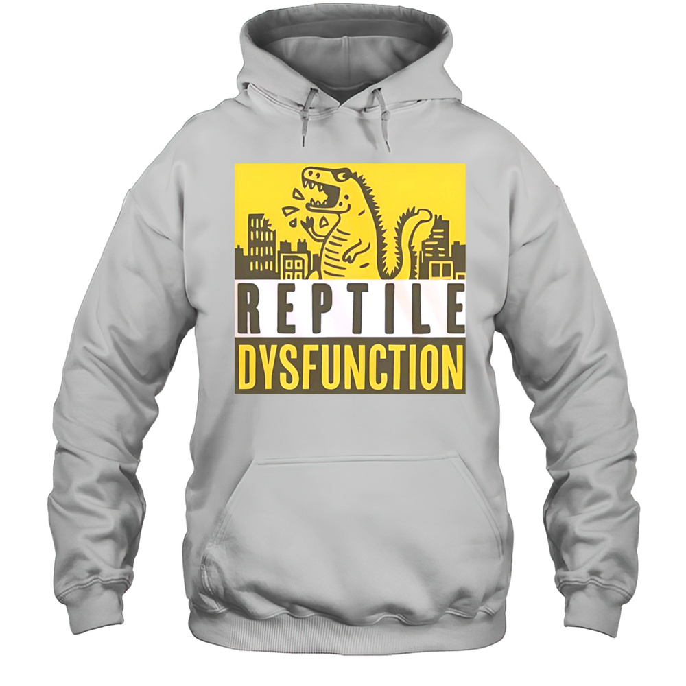 Nice Godzilla Doodle Art Reptile Dysfunction T-Shirt Unisex Hoodie