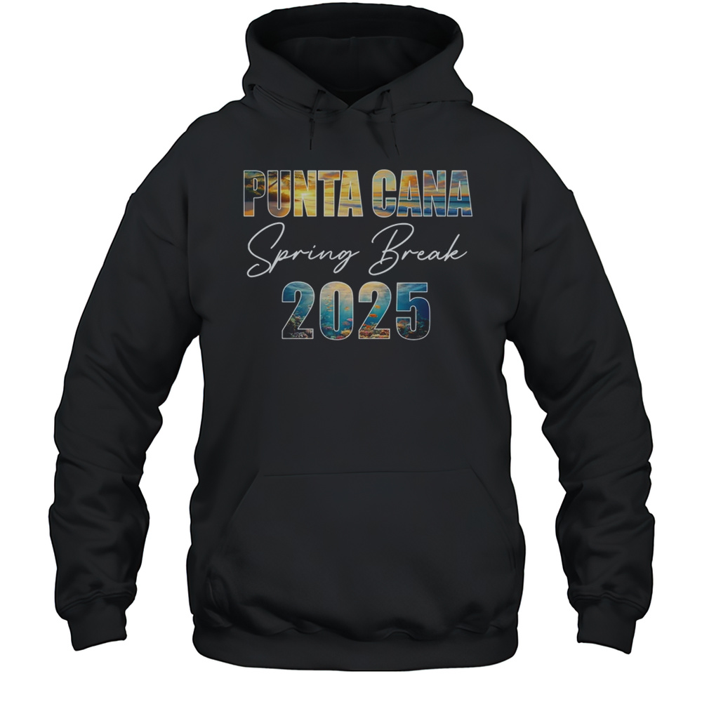 Punta Cana Spring Break 2025 Summer Vacation Beach Shirt Unisex Hoodie