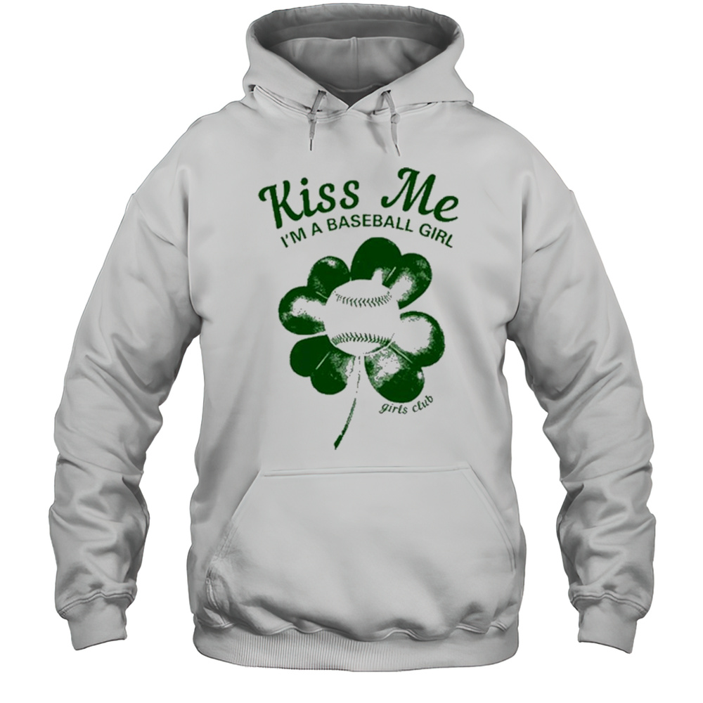Savanna Hailey Wearing Kiss Me Baseball Girls Club T-shirt Unisex Hoodie