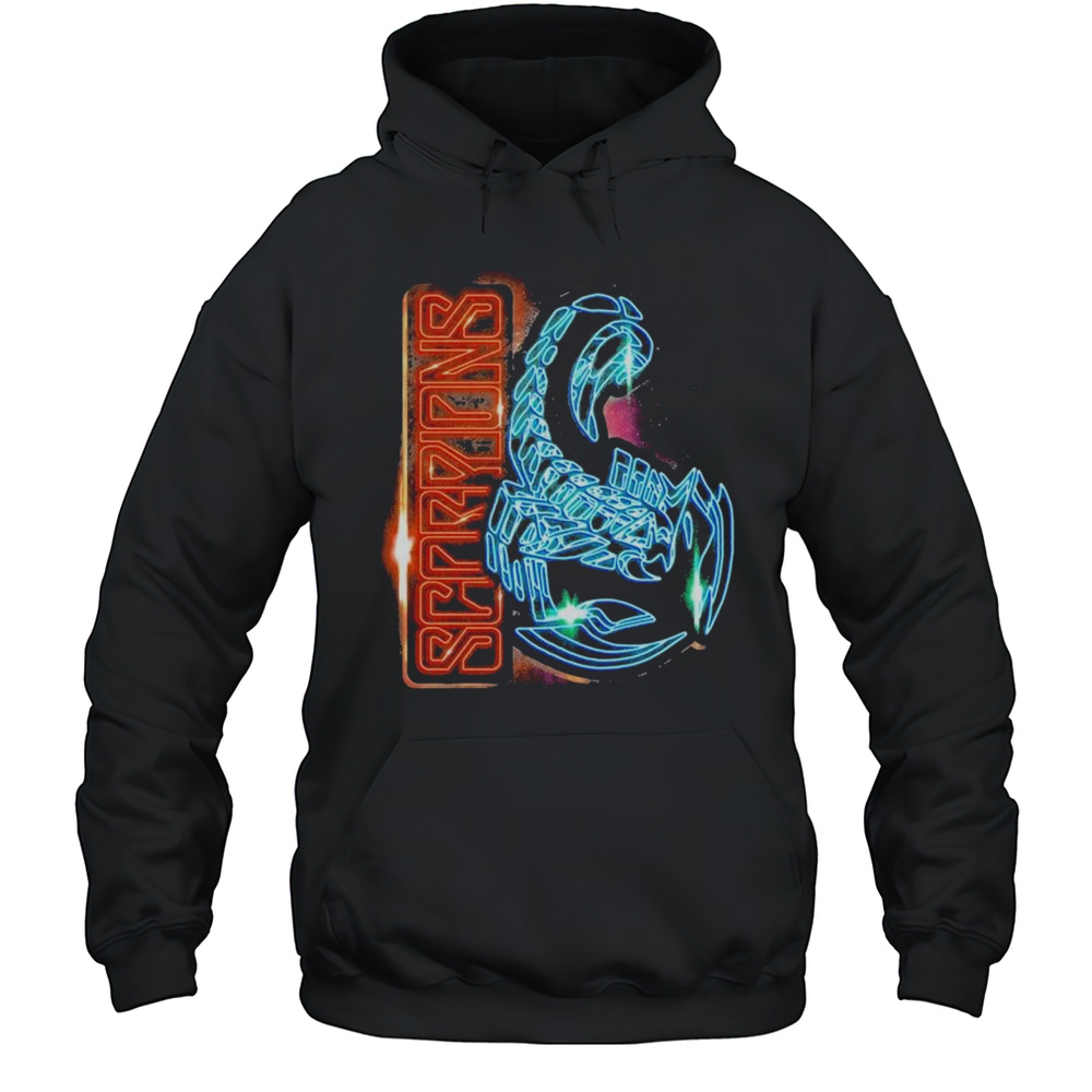 Scorpions Neon Sign T-shirt Unisex Hoodie