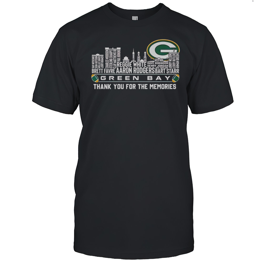 Skyline City Green Bay Thank You For The Memories Shirt