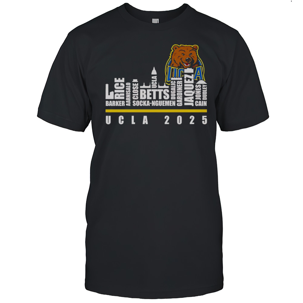 Skyline City UCLA 2025 Players Name Shirt