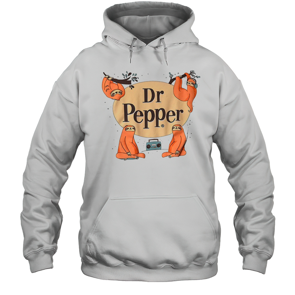 Sloth Dr Pepper Shirt Unisex Hoodie