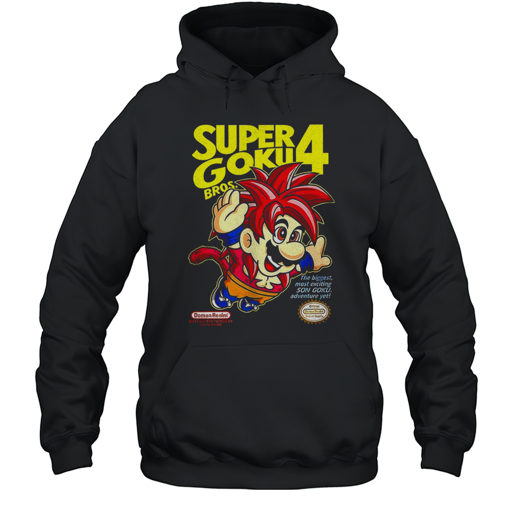 The Biggest Most Exciting SON GOKU Adventure Yet Demon Realm Entertainment System Shirt Unisex Hoodie