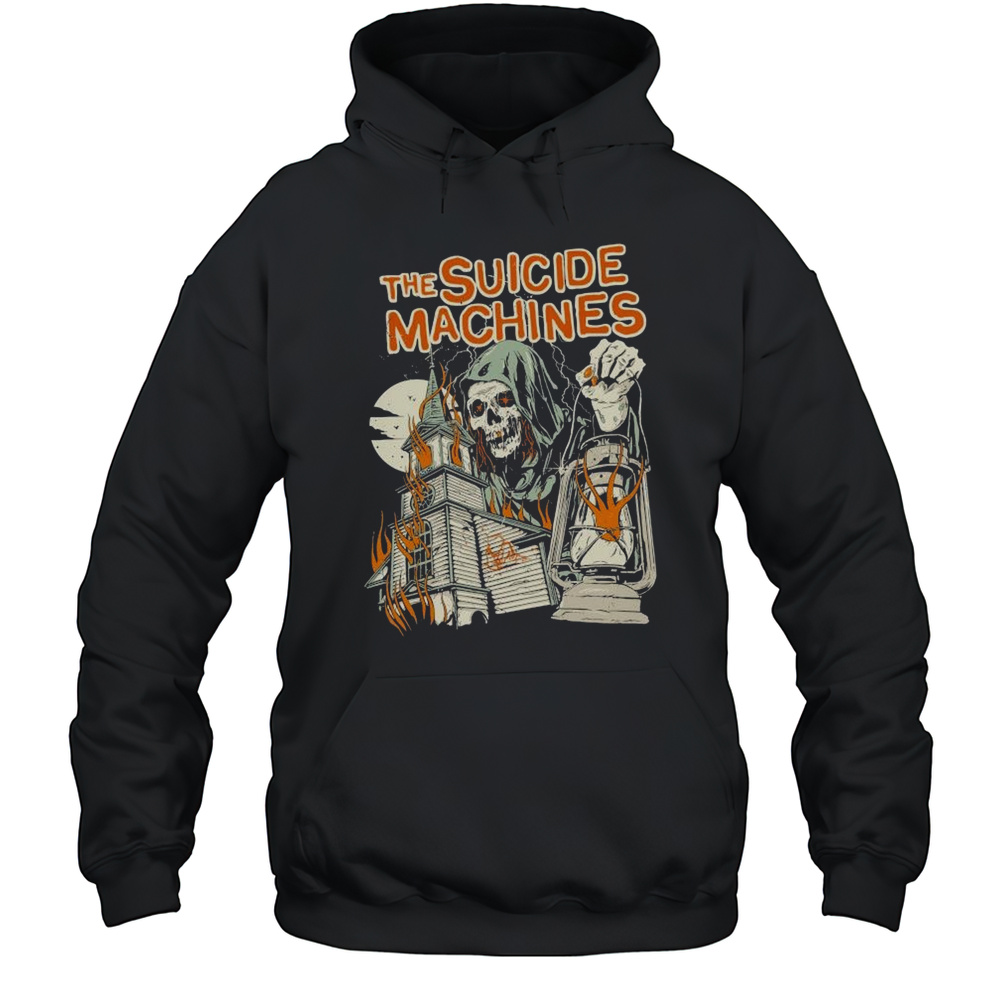 The Suicide Machines Burning Church T-shirt Unisex Hoodie