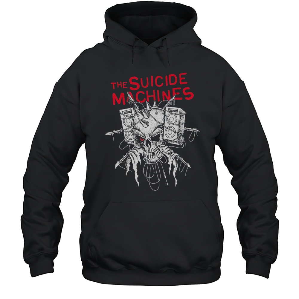 The Suicide Machines Skull Radio T-shirt Unisex Hoodie