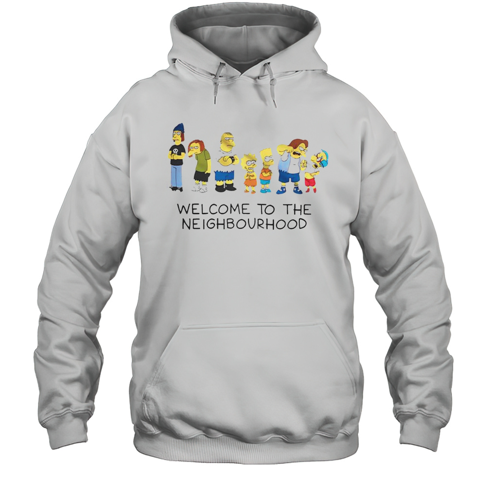 Top Welcome To The Neighbourhood The Simpson T-Shirt Unisex Hoodie