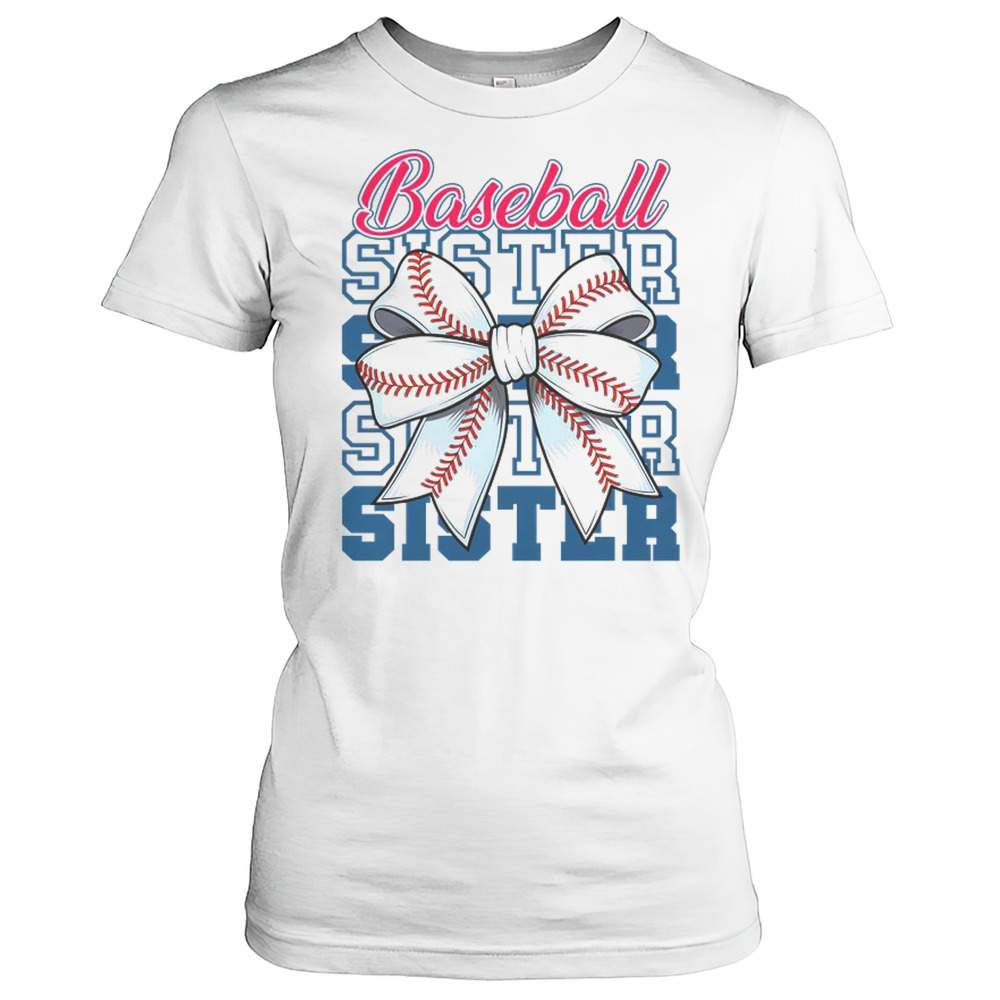 Women's Baseball Sister Sport Fan Baseball Lover T-Shirt Women's Baseball Sister Sport Fan Baseball Lover T-Shirt