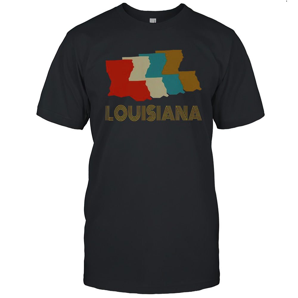 Top Vintage Louisiana Home State I Love Louisiana T-Shirt