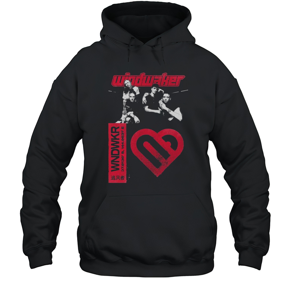 Windwaker Love Language Heart T-shirt Unisex Hoodie